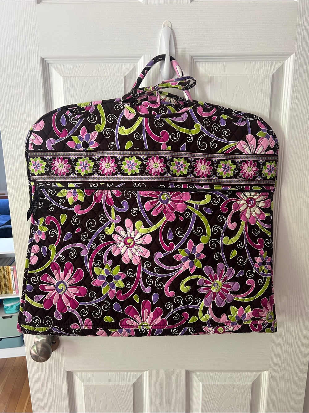 Vera Bradley Quilted Floral Garment Bag